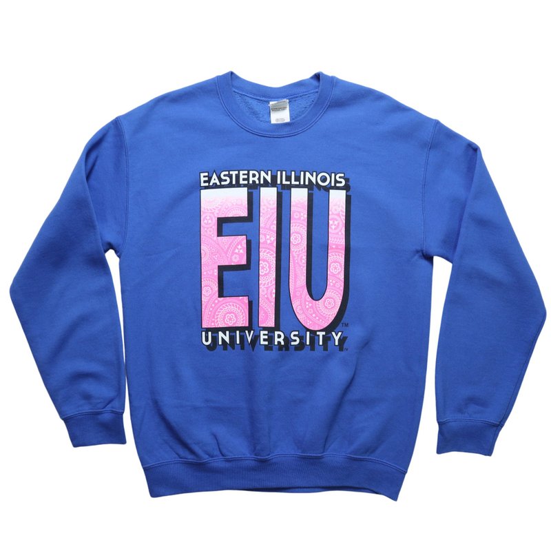 Gildan University of Charleston, Illinois T - เสื้อฮู้ด - วัสดุอื่นๆ สีน้ำเงิน