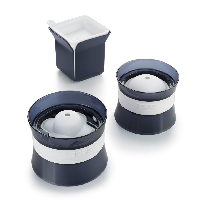 ZOKU Mixology 矽膠調酒用冰模 3件裝 - 廚具 - 矽膠 藍色