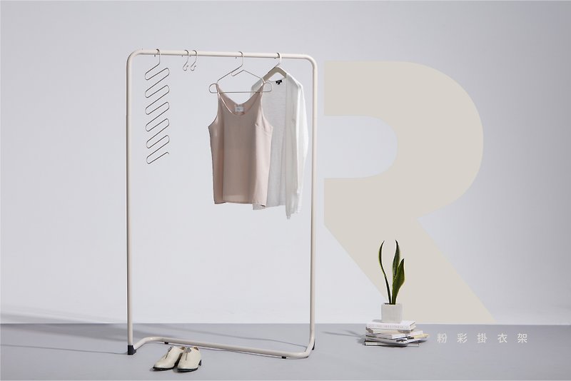 [Mi Bai Yun Duo Combination] Pastel hanger + Pastel hanger + Dual-purpose S hook - Storage - Other Metals Multicolor