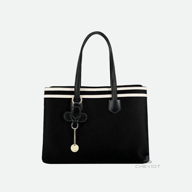 【CHEVIOT】Jazz Diva Series Handbag-19123 - Handbags & Totes - Nylon Black