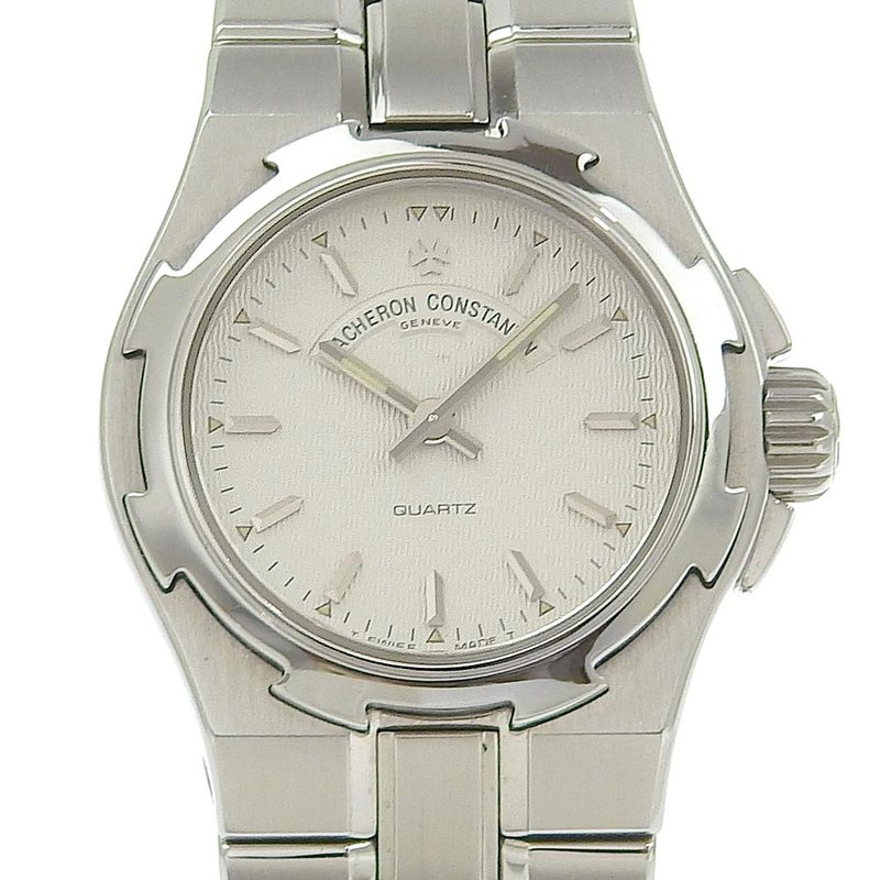 【日本直送】ヴァシュロン・コンスタンタン VACHERON CONSTANTIN オーバーシーズ 腕時計 16050/423A クオーツ レディース【中古】 - 女錶 - 不鏽鋼 銀色
