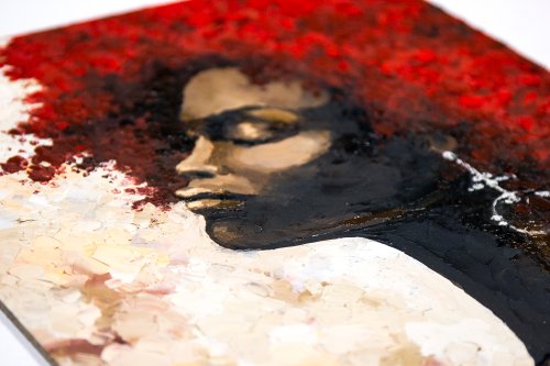 アフリカの女性の絵 アフリカ系アメリカ人の女性のオリジナル