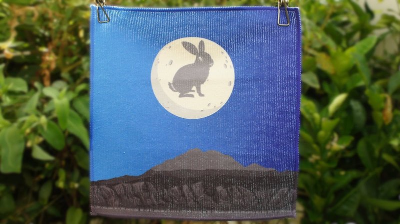 祝福された獣-台湾のノウサギ-ムユエ山のウサギ-デュラン山-小さな正方形のスカーフ-新年の贈り物 - その他 - ポリエステル 
