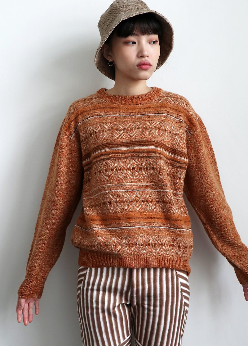 Pumpkin Vintage. Vintage sweater - Women's Sweaters - Wool 