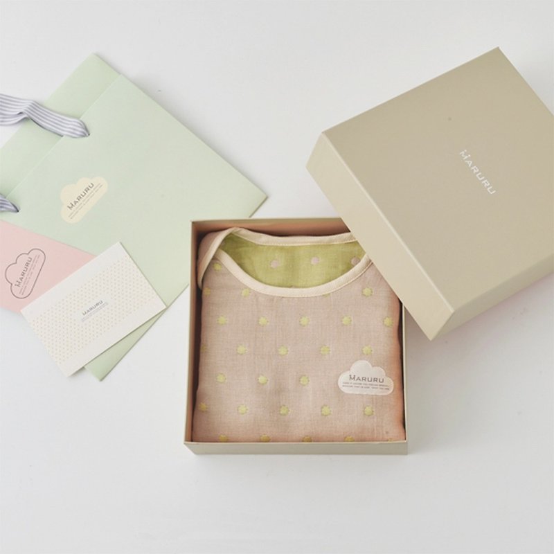 [Gift Box Set] Five-layer Yarn Anti-Kick Quilt-Earl (S/M) [Newborn Gift/Birth Gift] - Baby Gift Sets - Cotton & Hemp Brown