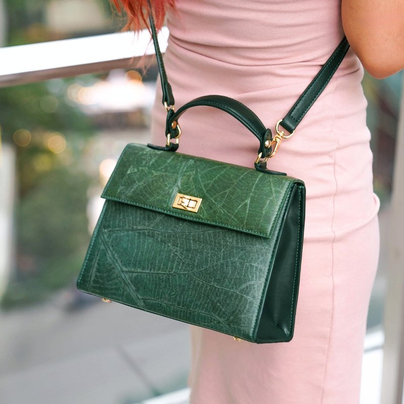 Kylie bag - Forest - 手提包/手提袋 - 植物．花 綠色