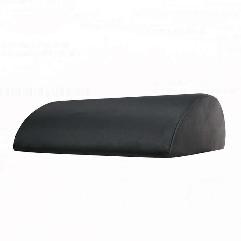 <M No. black diamond crystal> Body SPA massage pillow waist cushion pillow applicable semicircle hotel class texture cloth section [Prodigy] giant Potter - Bedding - Paper Black