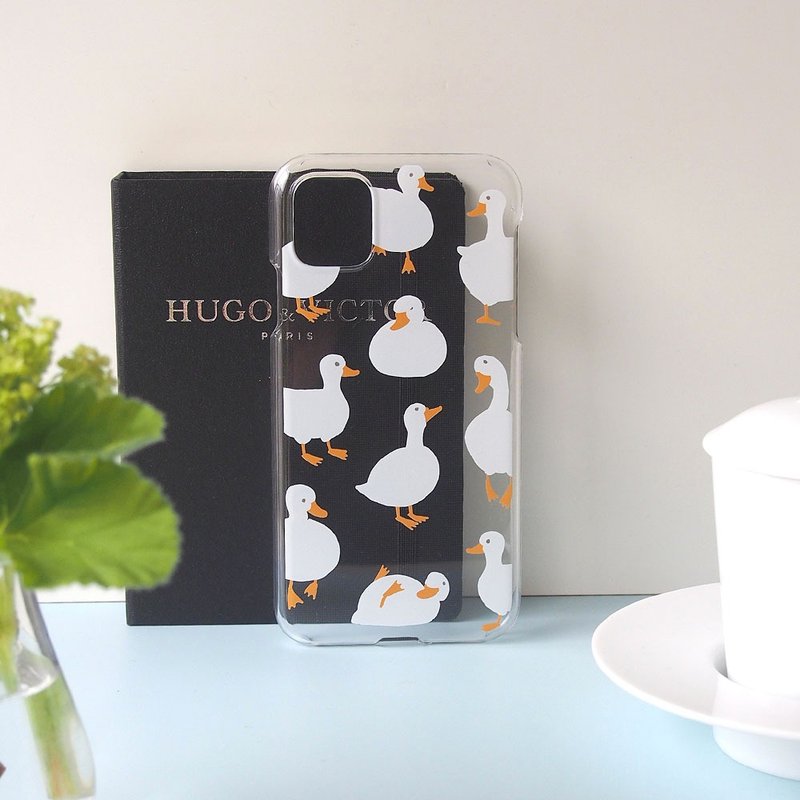 Clear Phone Case - Carefree Ducks - - เคส/ซองมือถือ - พลาสติก สีใส