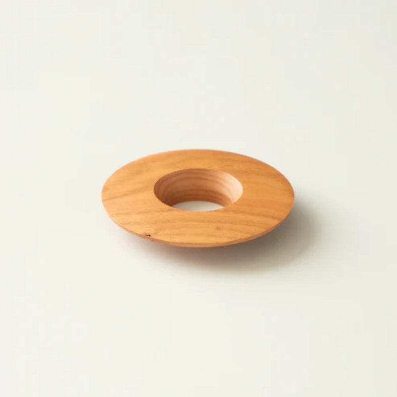 木製フィルターカップホルダー 桜材/日本製/フィルターカップS・M共用可能 - コーヒードリッパー - プラスチック ブラウン