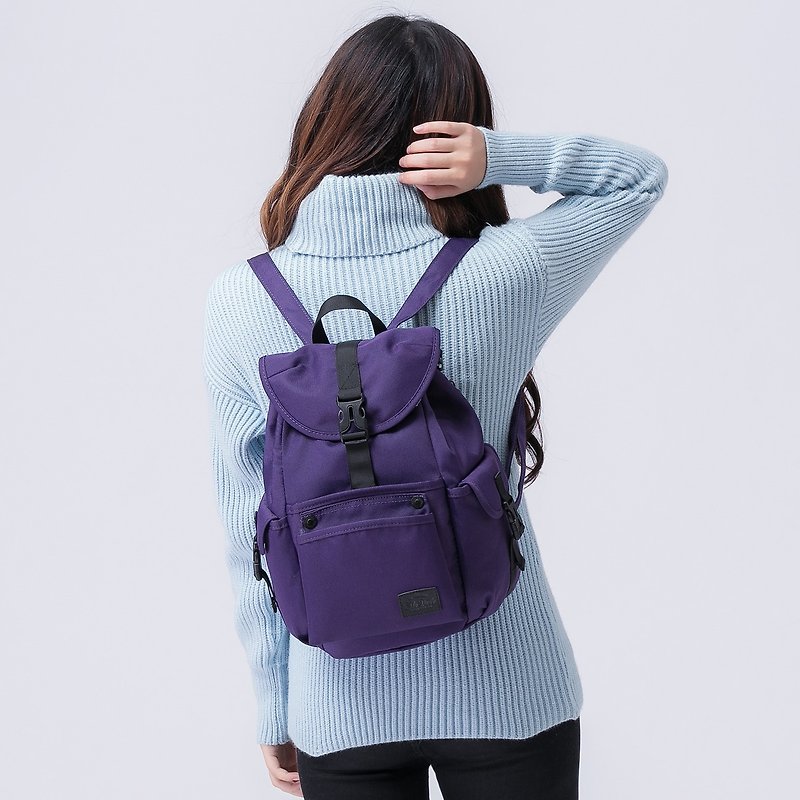 The Dude 香港品牌 休閒 後背包 超輕身 防潑水 小背包 Mini Mad - 紫色 - 後背包/書包 - 其他材質 紫色