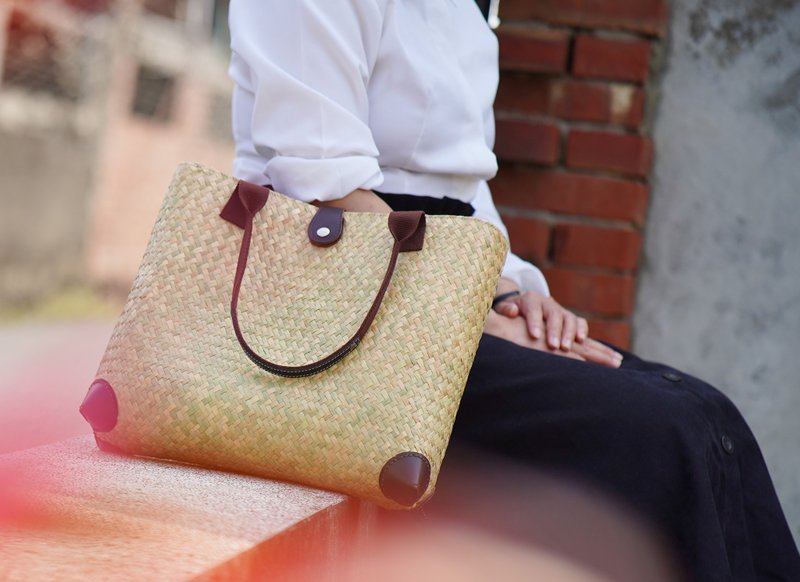 Elegant & Stylish ~ The Elegance Bag (Basic Model) - Handbags & Totes - Plants & Flowers Khaki