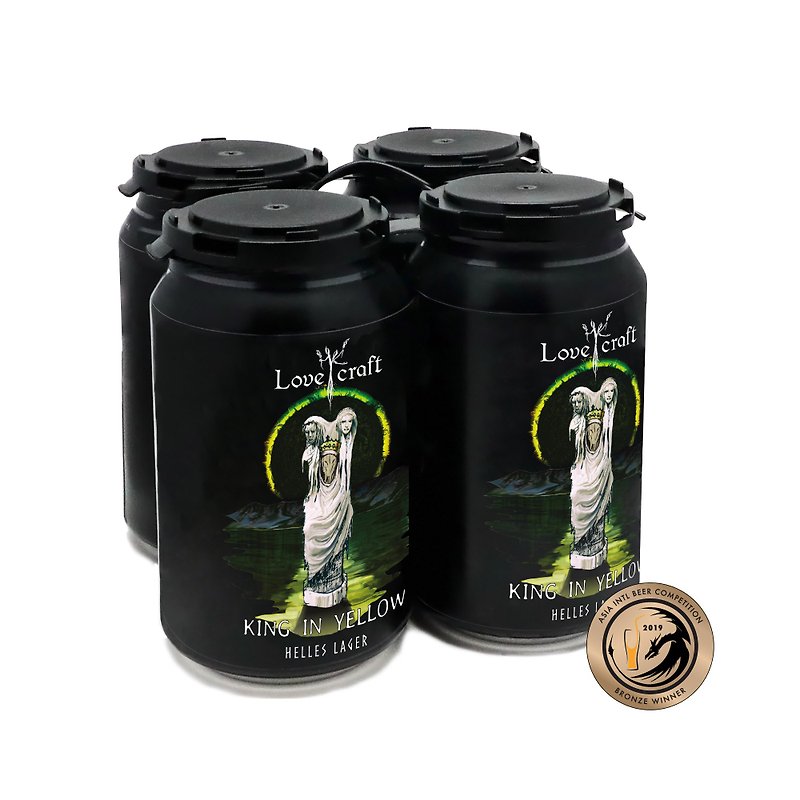 H.K. Lovecraft -本土精釀啤酒-慕尼黑清亮啤酒 330毫升 x 4罐