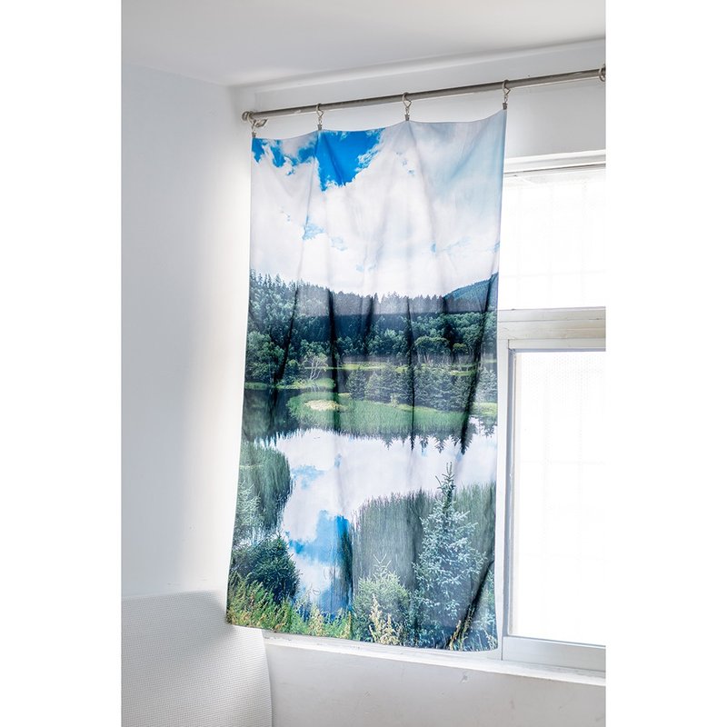 Nature scenery hanging fabric drapery sofa curtains curtains door curtains - Doorway Curtains & Door Signs - Polyester Multicolor