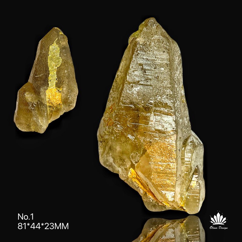 純天然茶晶老礦骨幹 Smoky quartz 茶水晶 煙晶 財富健康 無人工 - 擺飾/家飾品 - 水晶 咖啡色