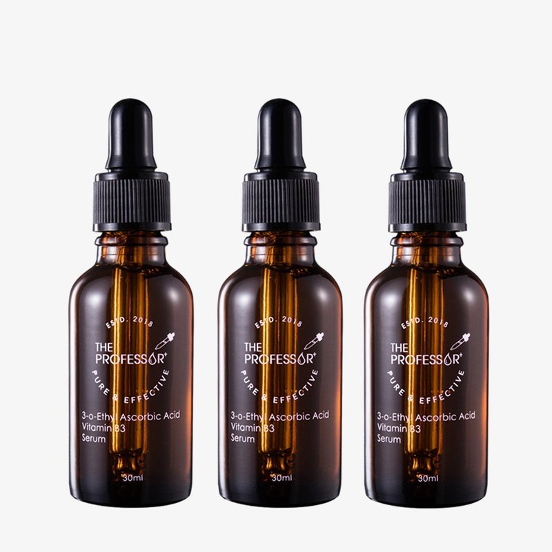 Ethyl Vitamin C Whitening Serum 30ml 3pcs - Essences & Ampoules - Other Materials Transparent