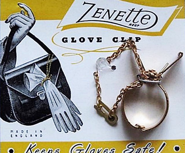 Vintage Glove Clips