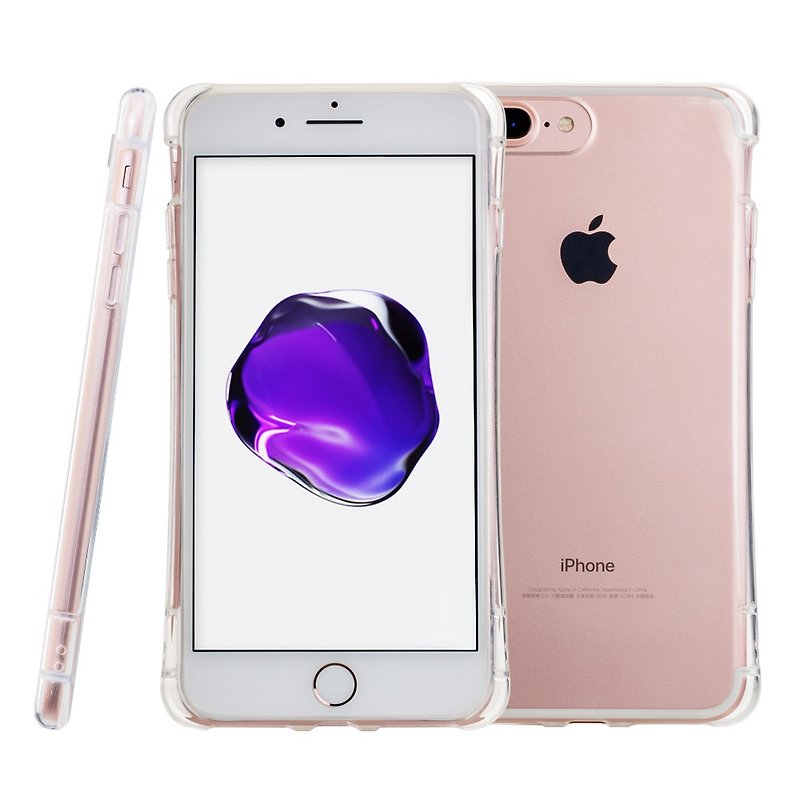 SIMPLEWEAR Apple iPhone 7Plus dedicated transparent TPU case-4716779656435 - Phone Cases - Rubber Transparent