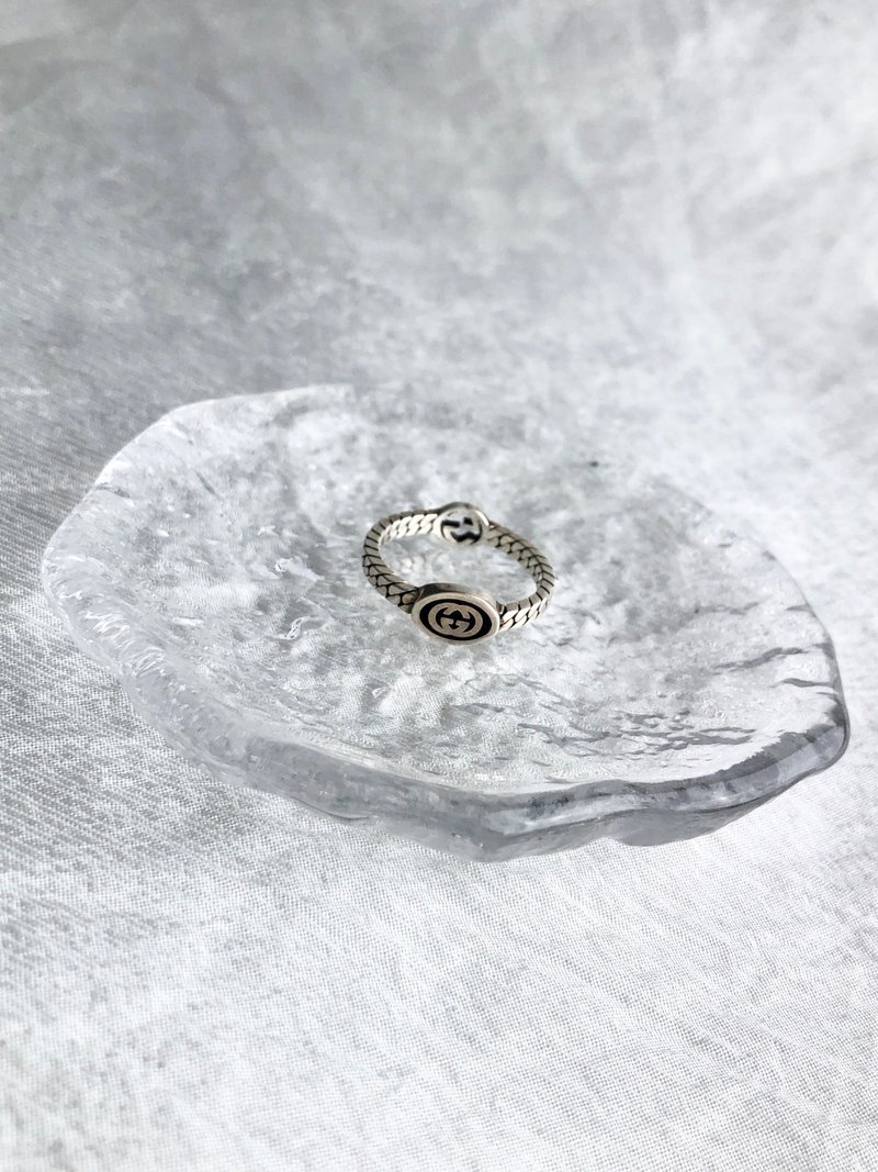 【 日本直送　名牌中古包 】GUCCI グッチ インターロッキング SILVER925 リング シルバー SILVER925 21号 ヴィンテージ ixcu5n - 戒指 - 純銀 銀色