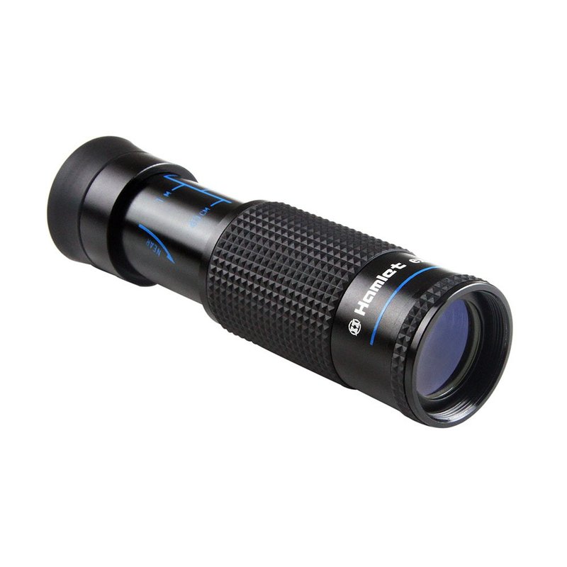 8x21mm 單眼短焦微距望遠鏡【K352】 - 露營用品 - 玻璃 黑色