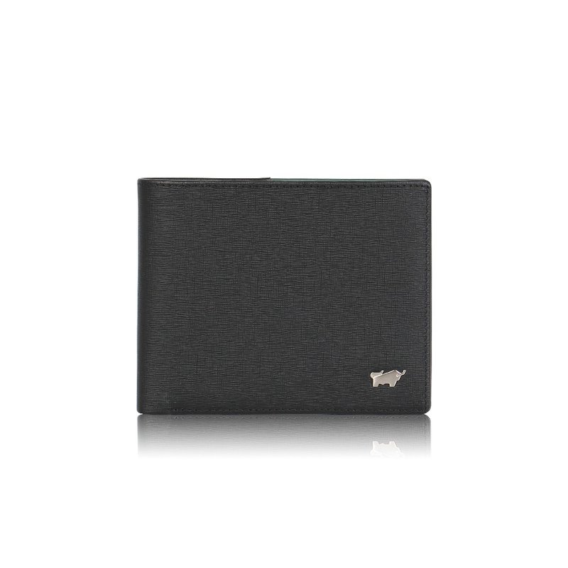 [Free upgrade gift packaging] Valaton embossed cowhide leather wallet (various styles) - black/BF397 - กระเป๋าสตางค์ - หนังแท้ สีเขียว