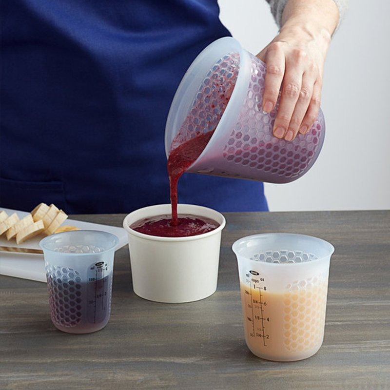 OXO 矽膠軟質量杯 / 共3款 - 廚具 - 矽膠 白色