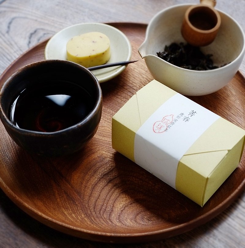 Jingchun｜Natural farming honey black tea 75g｜450 yuan - ชา - พืช/ดอกไม้ สีทอง