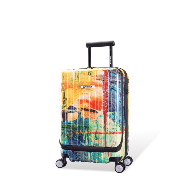 [CENTURION] 20-inch first-class front-opening suitcase with color paint - กระเป๋าเดินทาง/ผ้าคลุม - วัสดุอื่นๆ 