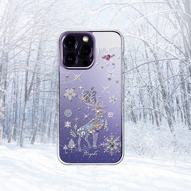 iPhone 14 Full Series Lightweight Military-Spec Drop-resistant Crystal Colored Diamond Phone Case-Magic Elk - Phone Cases - Other Materials Multicolor