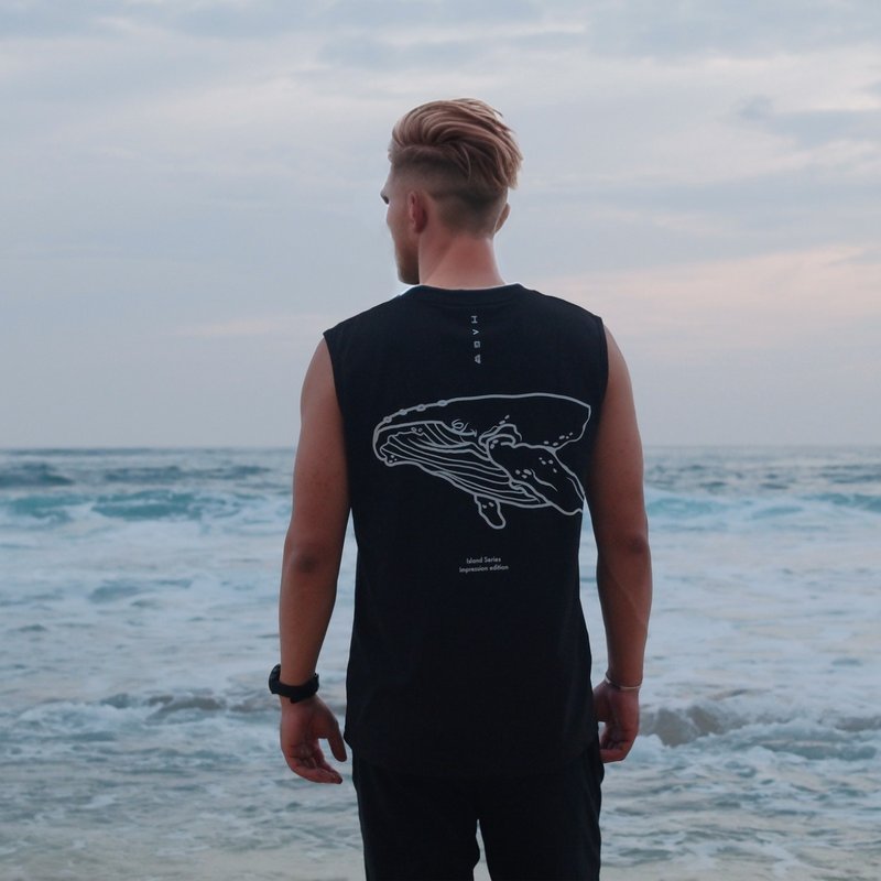 HAGWOUTDOOR Island Series Tank 島嶼系列背心-印象款-斯里蘭卡 - 男背心 - 棉．麻 