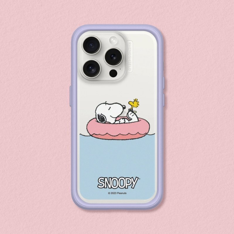 Mod NX邊框背蓋手機殼∣Snoopy史努比/Chill moment for iPhone - 手機配件 - 塑膠 多色