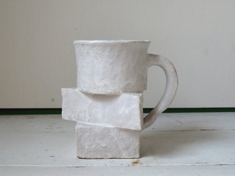 おでんカップ　蟻が10 - 花瓶/陶器 - 陶 白色