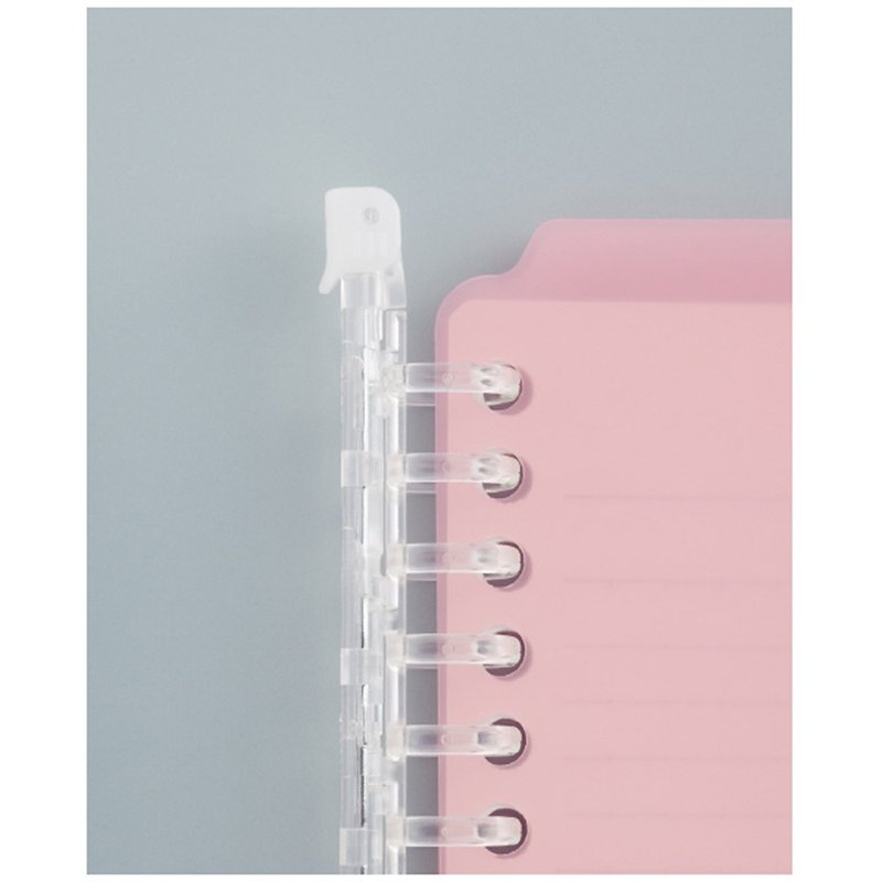 KOKUYO Campus 26-hole binder notebook-light pink (can hold 60 sheets) - แฟ้ม - เส้นใยสังเคราะห์ สึชมพู