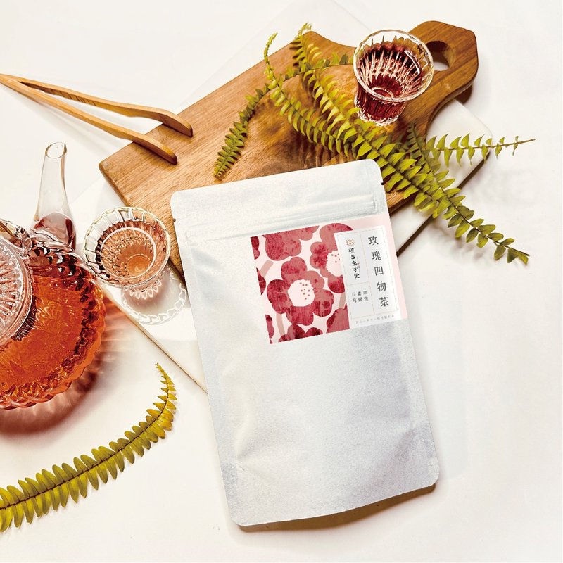 玫瑰四物茶 漢方養生茶 10入 玫瑰 當歸 川芎 熟地 - 養生/保健食品/飲品 - 新鮮食材 粉紅色