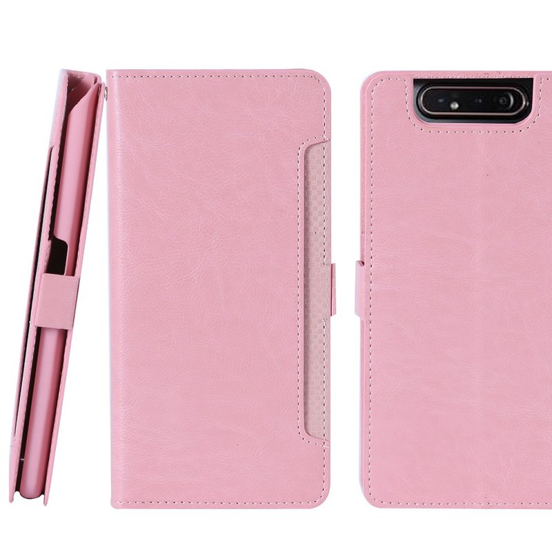 CASE SHOP SAMSUNG Galaxy A80前收納側掀皮套4716779660982 - 手機殼/手機套 - 人造皮革 黑色