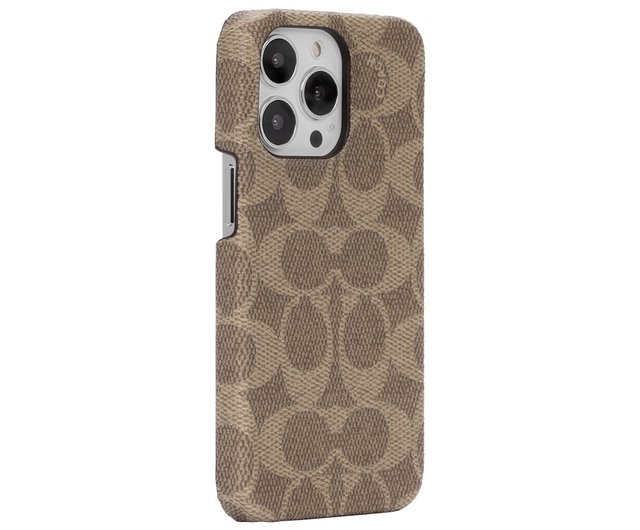 COACH】iPhone 14 Series Boutique Mobile Phone Case Khaki Color 