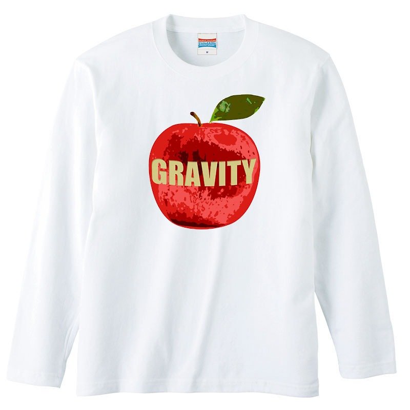 ロングスリーブTシャツ / gravity - Tシャツ メンズ - コットン・麻 ホワイト