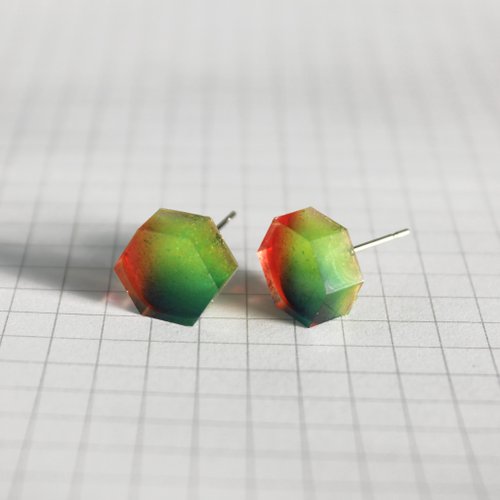 Resin Earrings / 452 / VHS Dream - Single Stud