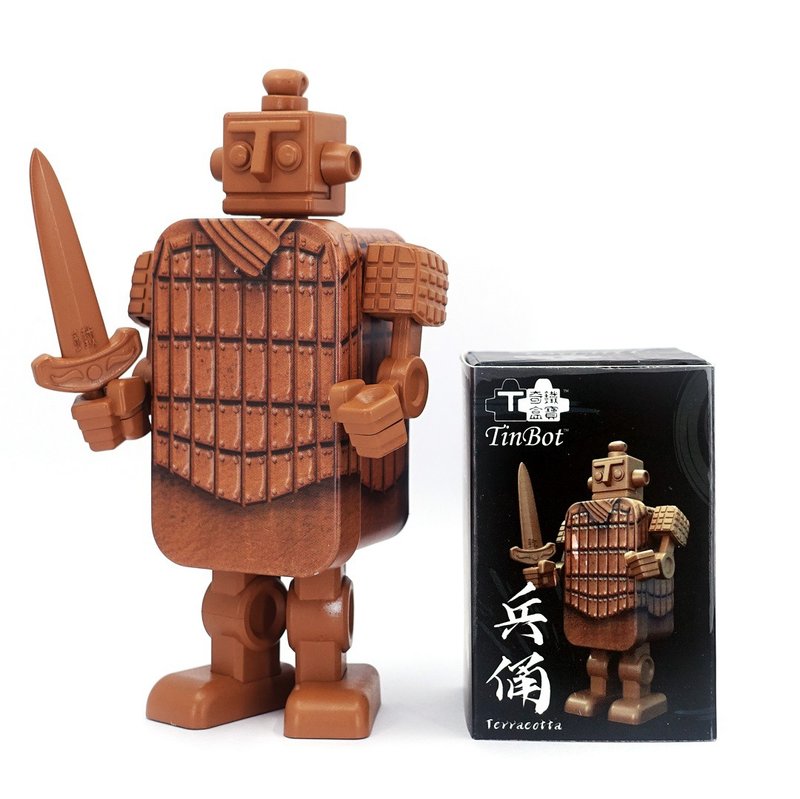 Terracotta TinBot - ตุ๊กตา - โลหะ สีนำ้ตาล