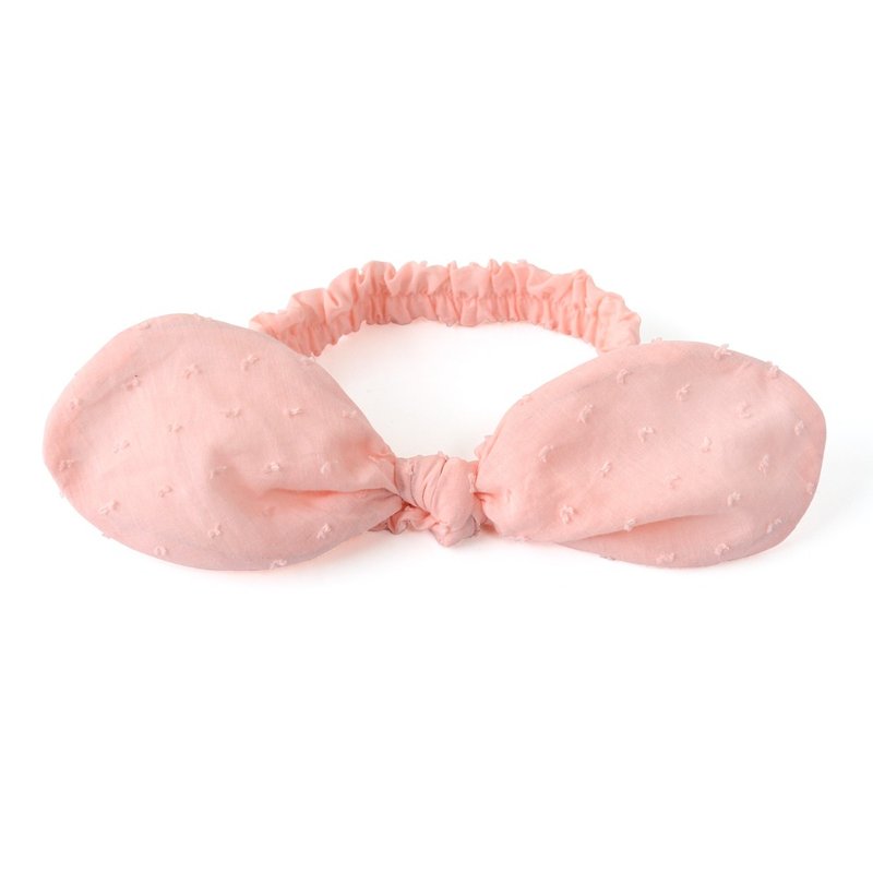US Joli Sophie big pink ears headband JSHBBEPP0 - เครื่องประดับผม - ผ้าฝ้าย/ผ้าลินิน 