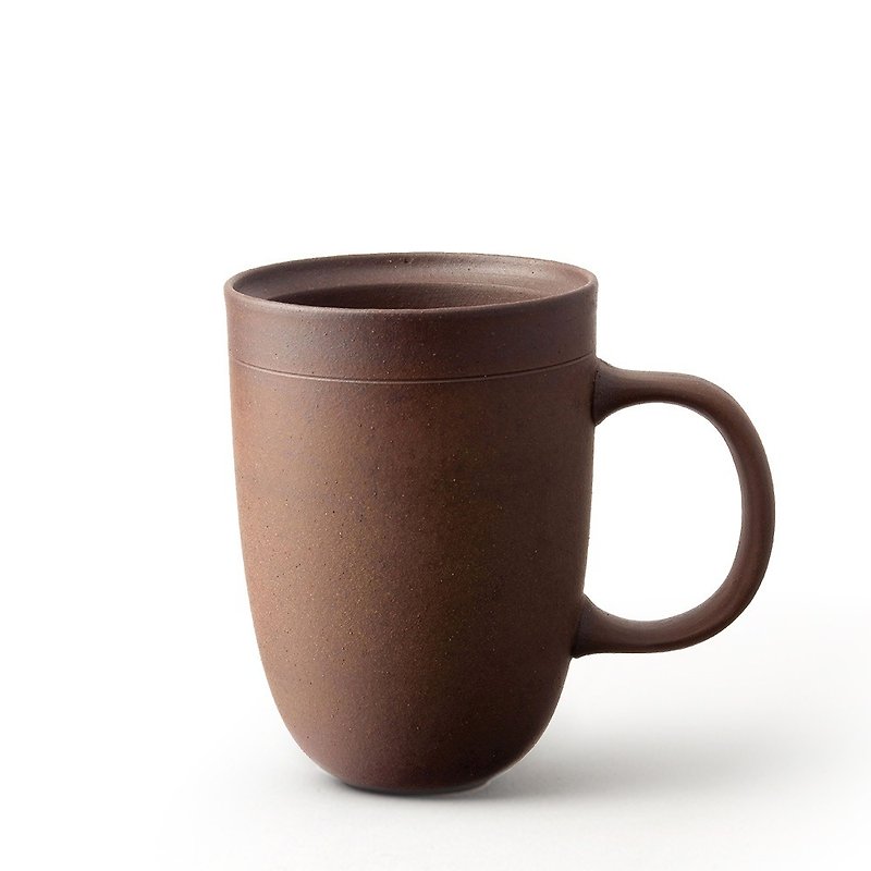 Tao Zuofang│Rock Mine Water Cup (Plain Noodles) - Teapots & Teacups - Other Materials Brown