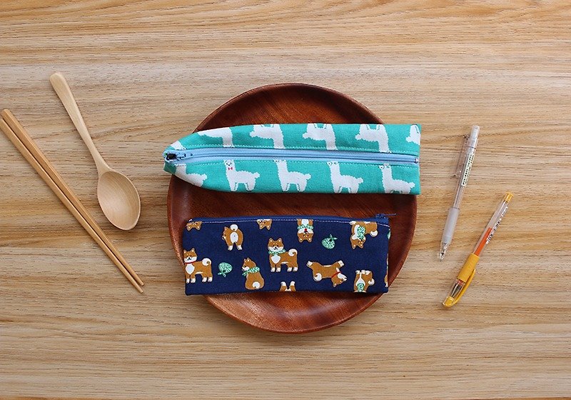 自己搭配:筆袋 + 環保筷袋組合販售 - 筷子/筷架 - 棉．麻 