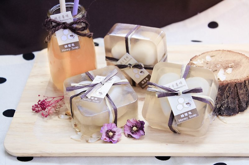 甜心蜂蜜皂─檀香蜂蜜手工皂(棕色) - 肥皂/手工皂 - 紙 
