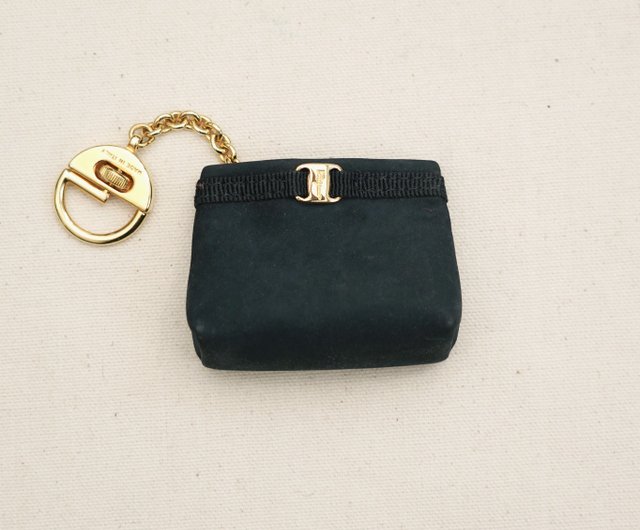 A ROOM MODEL Salvatore Ferragamo black keychain coin purse Shop aroommodel Coin Purses Pinkoi