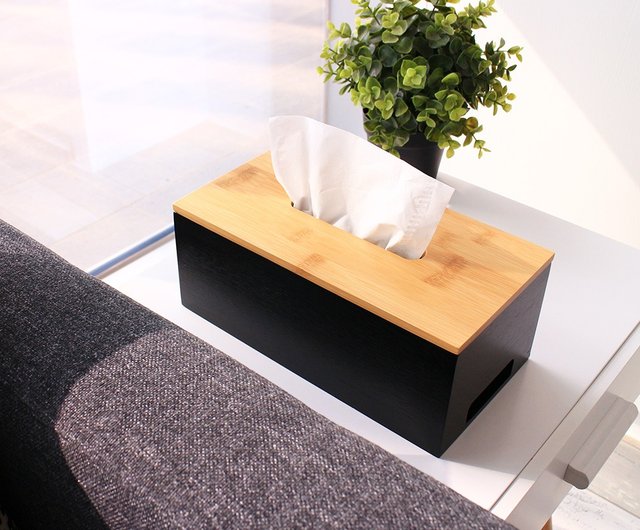 蓋付きティッシュケース 黒色 ショップ 立格扉ligfe ティッシュボックス Pinkoi
