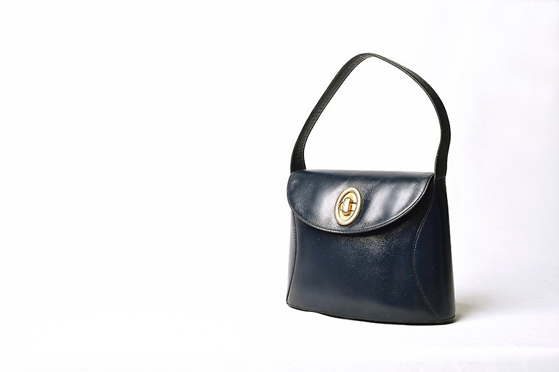 Vintage Dior 古董手提包 - 手袋/手提袋 - 真皮 藍色