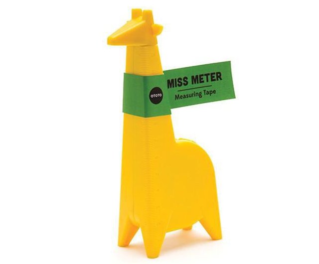 Giraffe Childrens tape measure, bear tape measure, metro zoo, childrens  sewing, sewing gift, tape measure, retractable tape measure