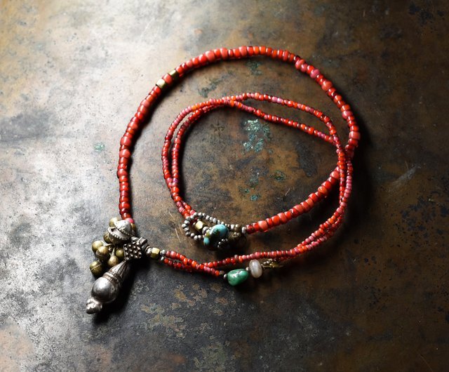 OLDチベタンターコイズアンティークチベットネパール送料込