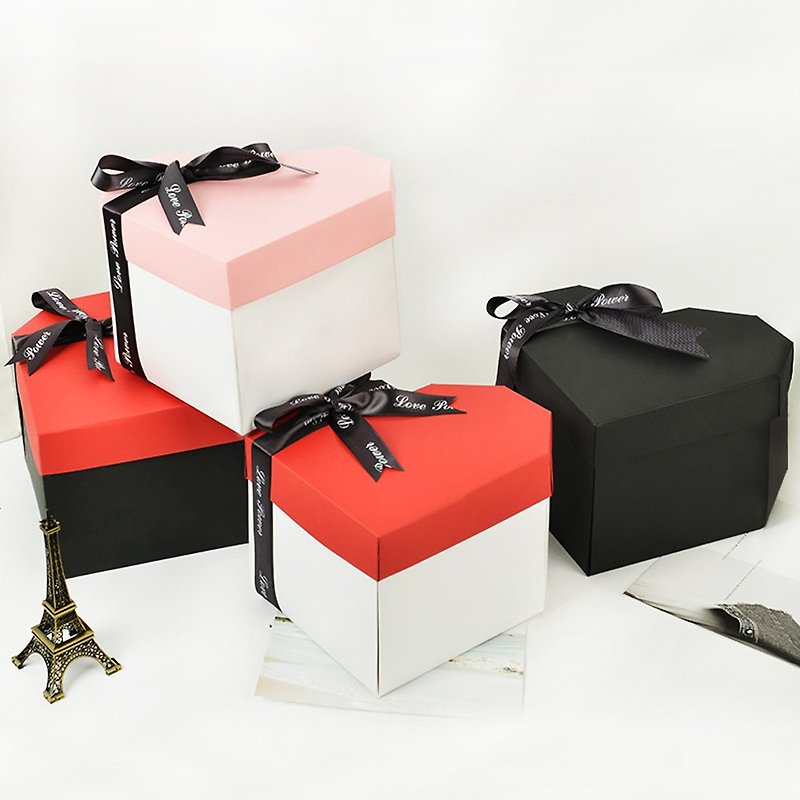爆炸盒,女朋友聖誕禮物,男朋友聖誕禮物,女朋友禮物,禮物盒 - 相簿/相本 - 紙 多色