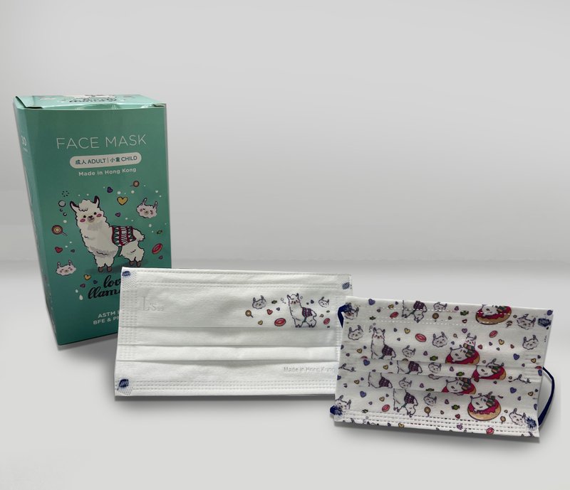 KD series llama family mask set - Face Masks - Other Man-Made Fibers 