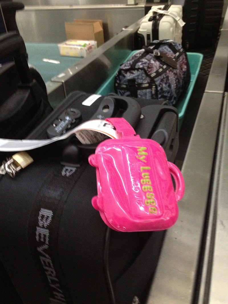 Alfalfa My luggage Luggage tag(Pink) - Other - Plastic 